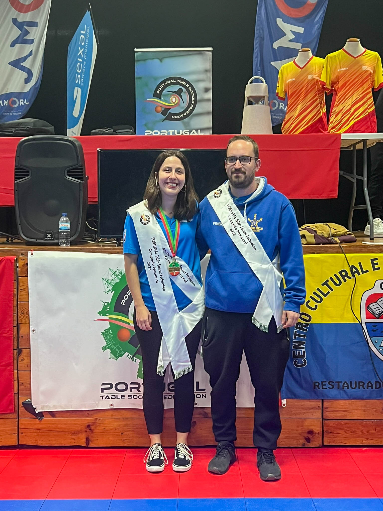 Alexandra Costa e Bruno Proença campeões nacionais Mixed Doubles