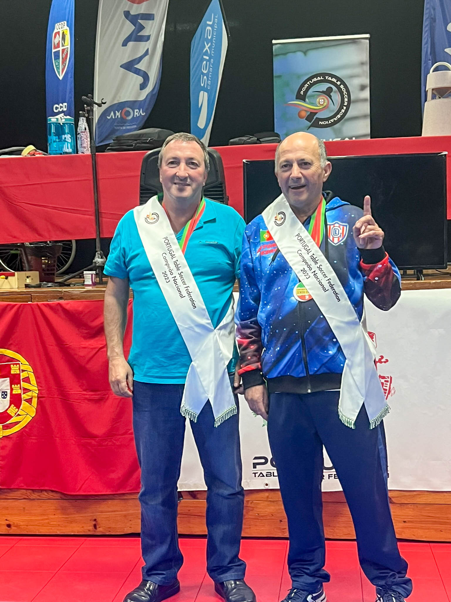 António Pedro e António Paulo campeões nacionais Senior Doubles