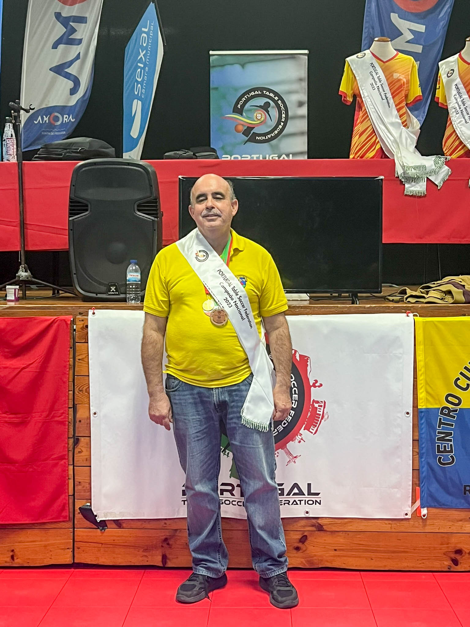 José Lameiras campeão nacional Senior Singles