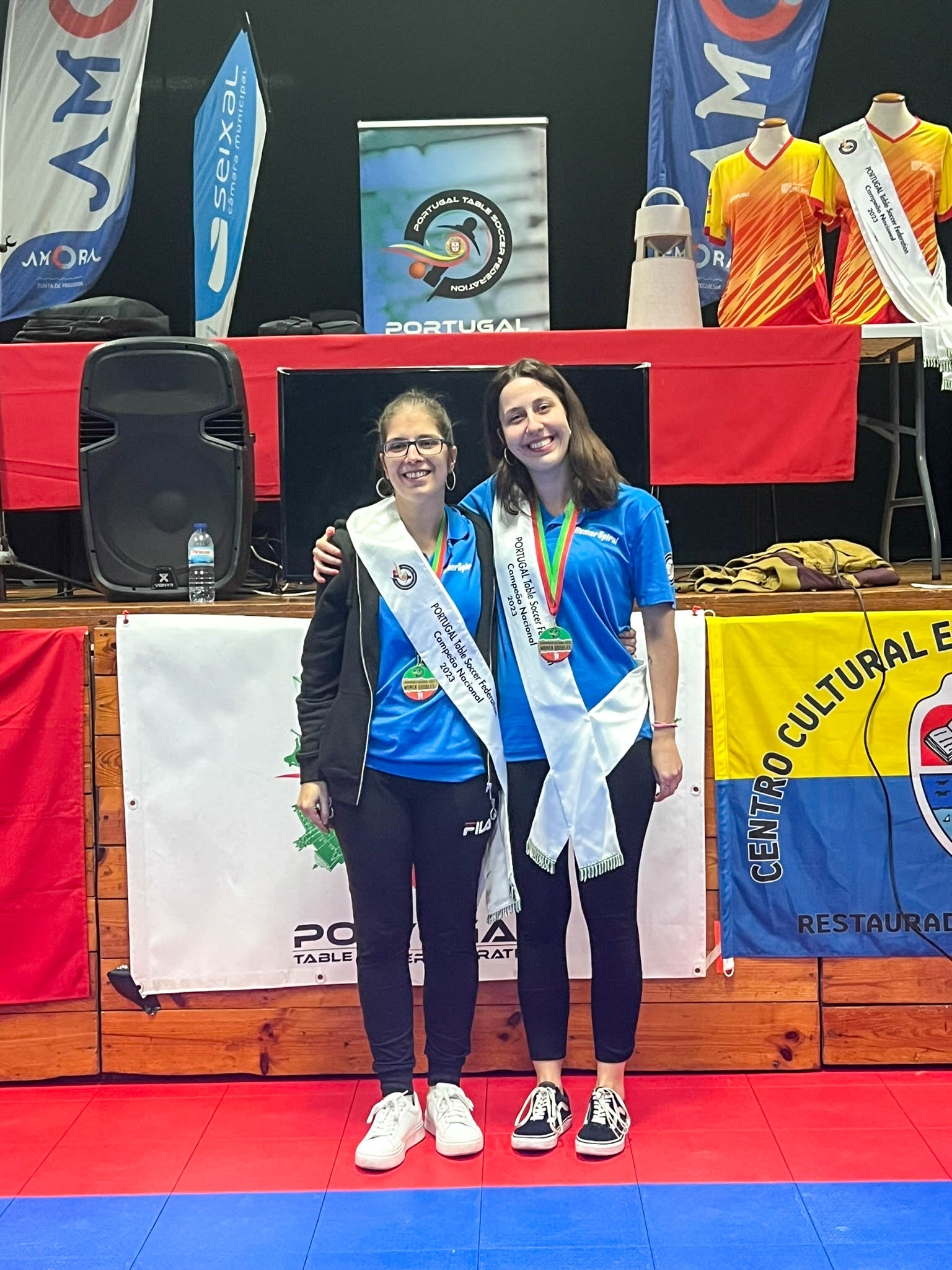 Alexandra Costa e Ângela Costa campeãs nacionais Women Doubles